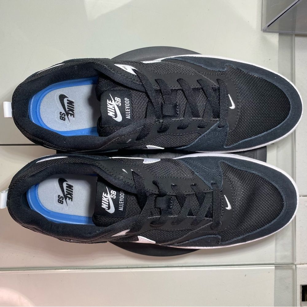 🆕 Nike Alleyoop SB 'Black White' - Mens 12 - Picture 5 of 10